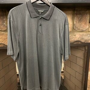Croft & Barrow Gray Polo Shirt Classic Design